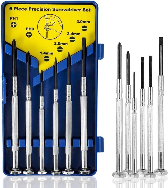 6-in-1-brillenschraubendreher, Mini-schraubendreher-set, Kleines Brillenreparaturset, Präzisionsschraubendreher, Für Uhren- Und Brillenreparaturen, Diy