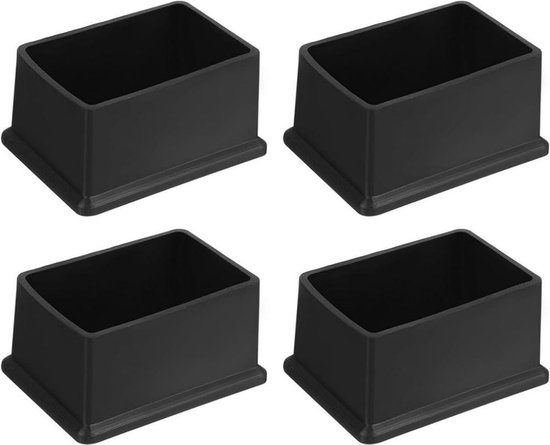 Stuhlbeinkappen (4er Pack) Quadratische Stuhlbeinkappen Tischbeinkappen Möbel Und Bodenschoner Möbelfüße Hockerbeinkappen Rechteckig Für Verschie