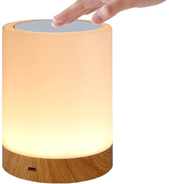 Nachttischlampe – Led-touchlampe – Rgb-farblicht – Sensor – Usb-ladefunktion – Geeignet Für Schlafzimmer, Wohnzimmer Und Büro