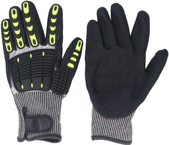 Schnittschutzhandschuhe Für Damen Und Herren Größe L Geeignet Für Stoßfestigkeit Mechanische Arbeiten Abriebfestigkeit Verdickte Handfläche L Weiß