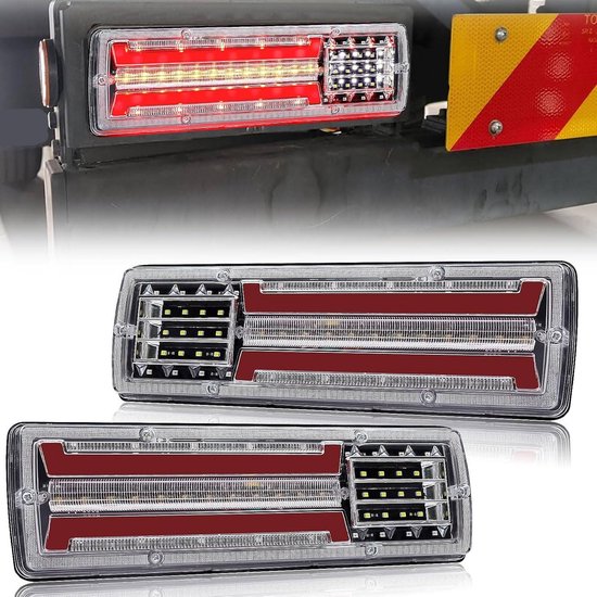 2 Stück 12v Led-rückleuchten - Multifunktional - Lkw-anhänger