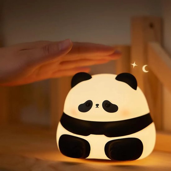 Nachtlicht Für Kinder Mit Panda-motiv, Warmweißes Licht, Mit 15/30-minuten-timer, Batteriebetrieben, Geeignet Für Schlafzimmer Und Studentenzimmer.