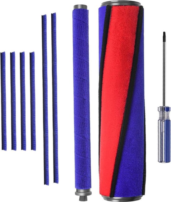 Ersatzwalzenbürsten Mit Weichen Borsten (9 Stück) Passend Für Dyson V7-v11, Erhältlich Als Zubehör Geeignet Für Staubsauger Und Reinigungsgeräte.