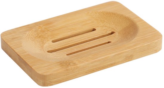 2 Seifenhalter – Natürlicher Bambus, Mit Wasserablauf, Leicht Zu Reinigen (1281,2 Cm)