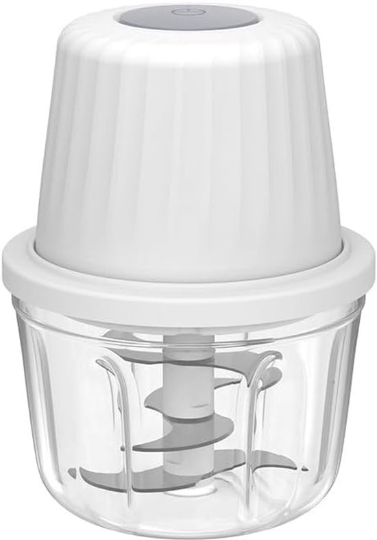 Elektrischer Knoblauchschneider – 450 Ml – Weiß