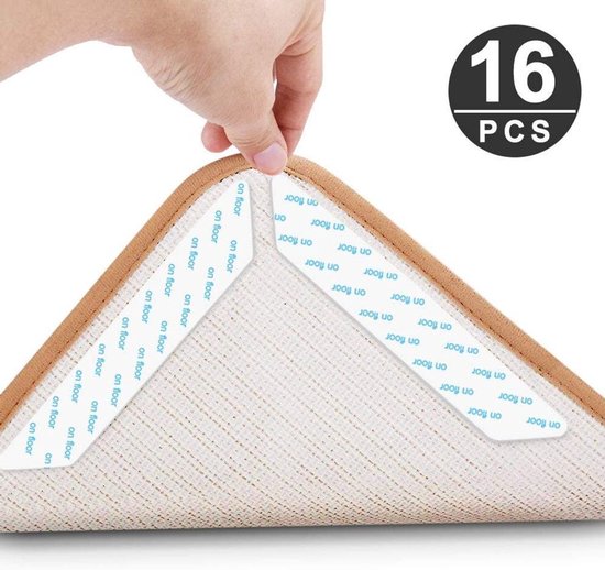 Rutschfeste Teppichmatten, 16er-packung, Geeignet Für Teppiche, Rutschfeste Teppichunterlagen, Rutschfeste Teppichrücken.