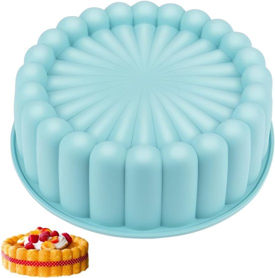 Robuste Silikon-kuchenform – 20 Cm Durchmesser (8 Zoll) Für Den Täglichen Gebrauch – Zum Formen Von Kuchen