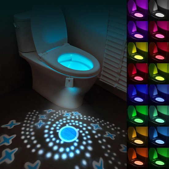 Azalia Bewegungsmelder-toiletten-nachtlicht – 16 Farben