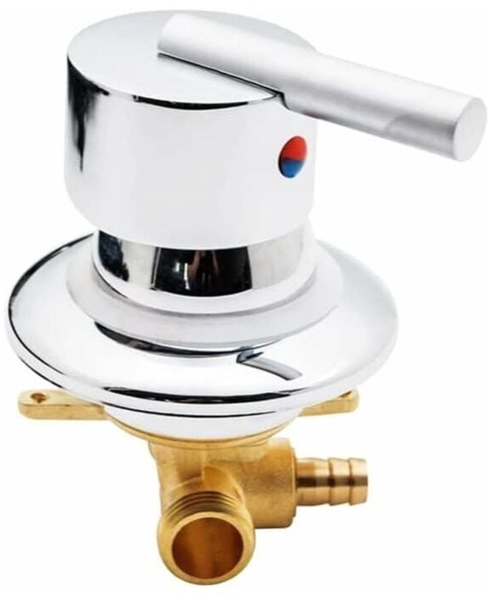 Thermostat-mischbatterie Für Warm Und Kaltwasserdusche Umstellventil Umsteller Metall-armatur Duschumsteller Duschventilschalter Absperrventil