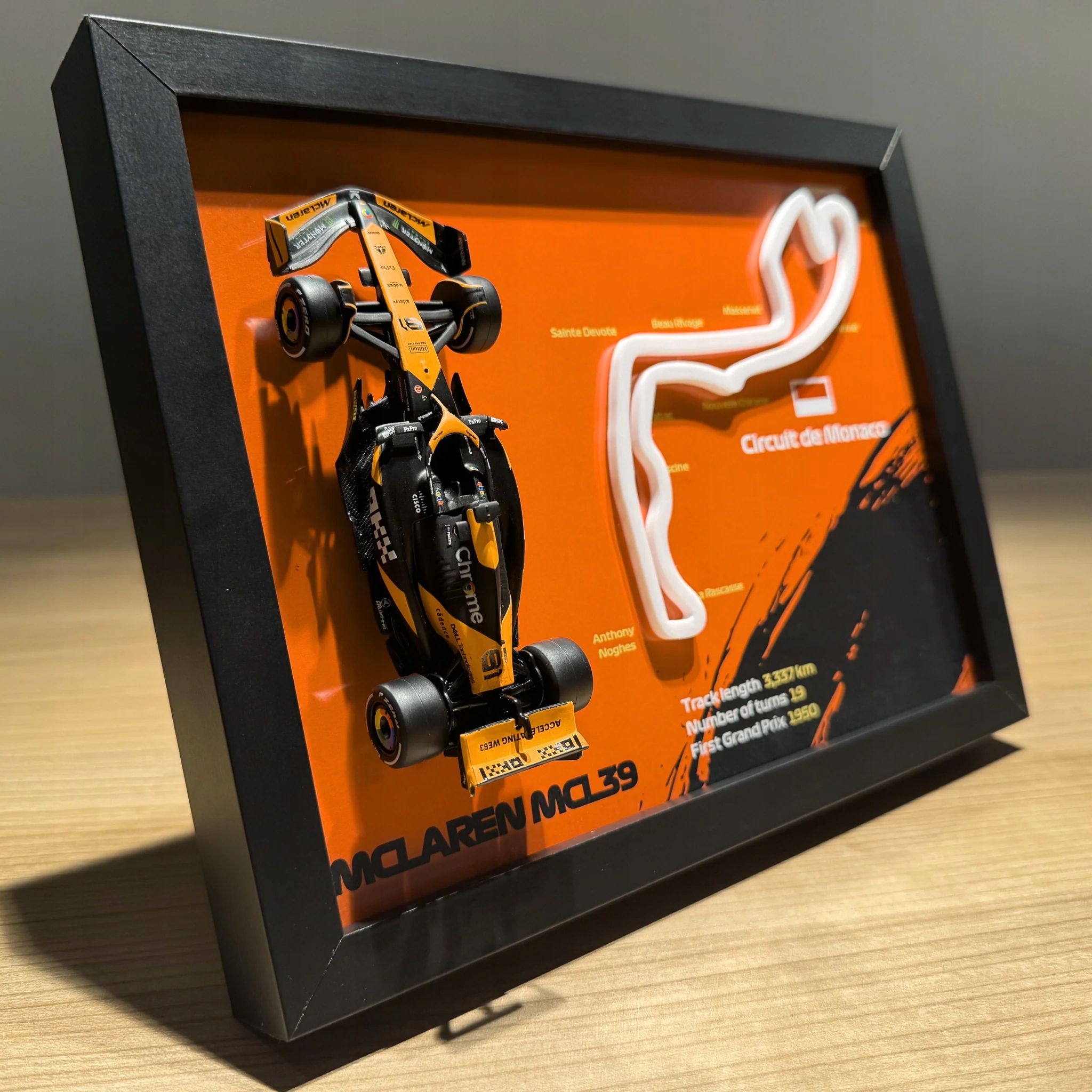 Rahmen Mit Einem Mclaren F1-rennwagen - Circuit De Monaco 77251