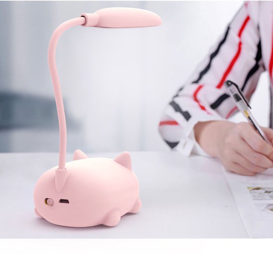 Kinderschreibtischlampe – Ergonomisch – Rosa