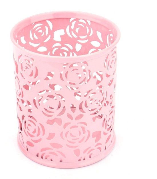 Store9 – Stiftebehälter – Schreibtisch-organizer – Kreatives Design – Rosa – Stiftehalter – Platzsparend – Geeignet Für Zuhause Und Büro
