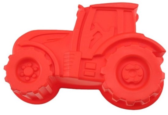 Silikon-backform – Traktor – Rot