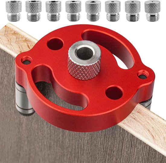 Bohrschablonen-set Für Holzbearbeitung Bohrschablonen-positionierer Bohrschablone Für Vertikale Bohrungen Heimwerkerwerkzeug Mit Buchsen 3 4 5 6 7 8 9