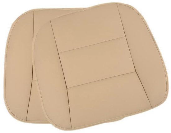 Ultraweiche Und Bequeme Autositzbezüge Für Vorne – Atmungsaktive, Wasserdichte Autositzkissen Aus Pu-leder – 50 Cm X 53 Cm – 1 Stück – Rot