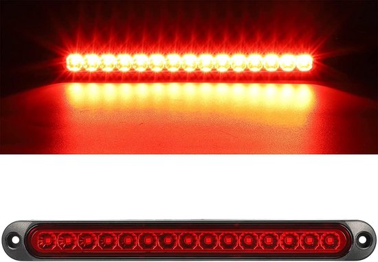Anhängerbremslicht/rücklicht – 12–24 V Gleichstrom – 15 Leds – Rot