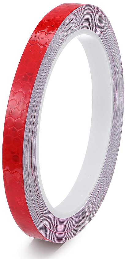 Selbstklebendes Reflektorband 2 Rollen 8 M Neonband Warnband Reflektoraufkleber Reflektierendes Band Stark Reflektierendes Reflektorband Für Rot