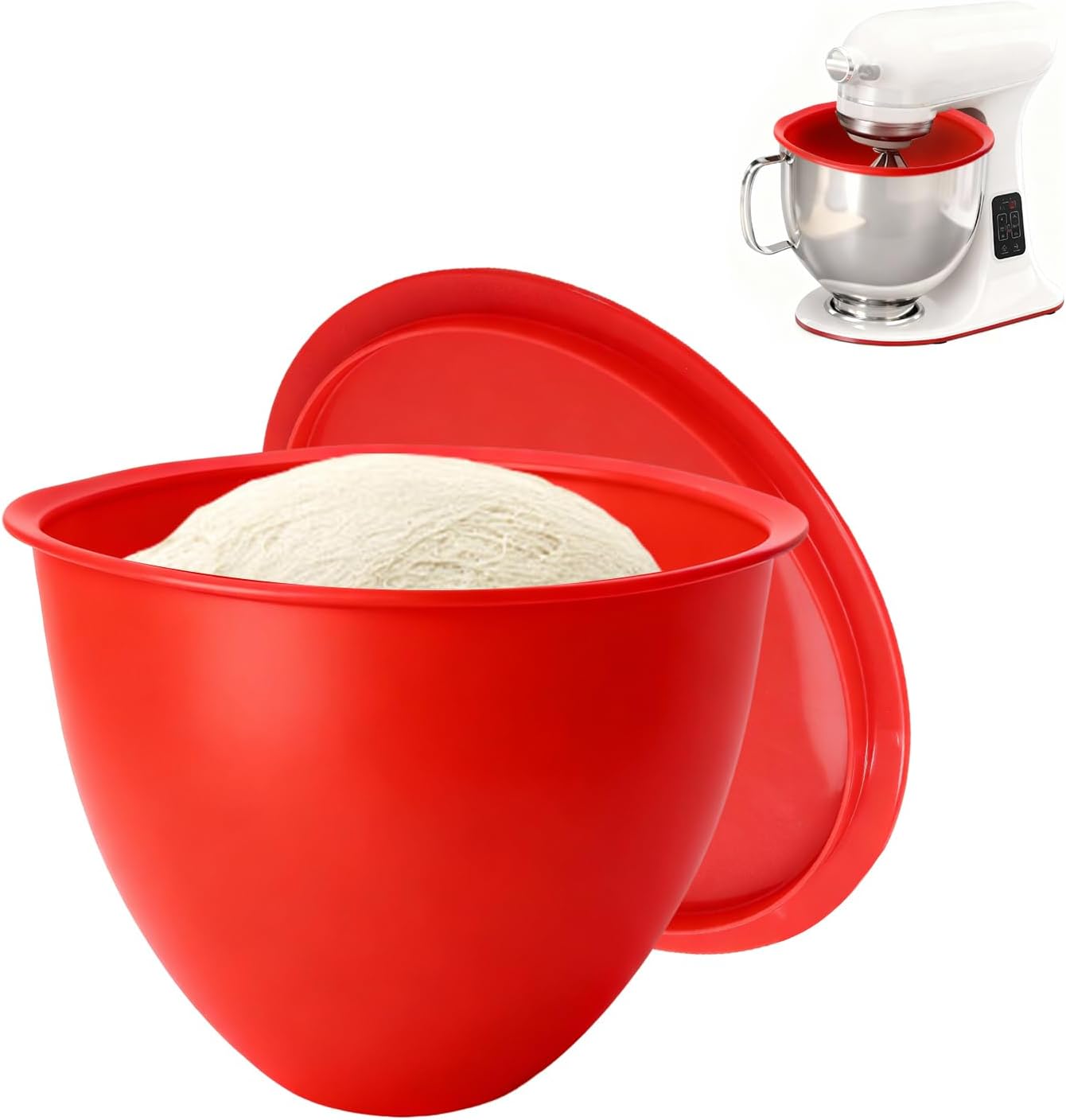 Silikoneinsatz Kompatibel Mit Kitchenaid 5qt – Rutschfestes Und Hitzebeständiges Küchenzubehör Aus Lebensmittelechtem Silikon, Schützt Schüssel Und Rührgerät Für Backbegeisterte.