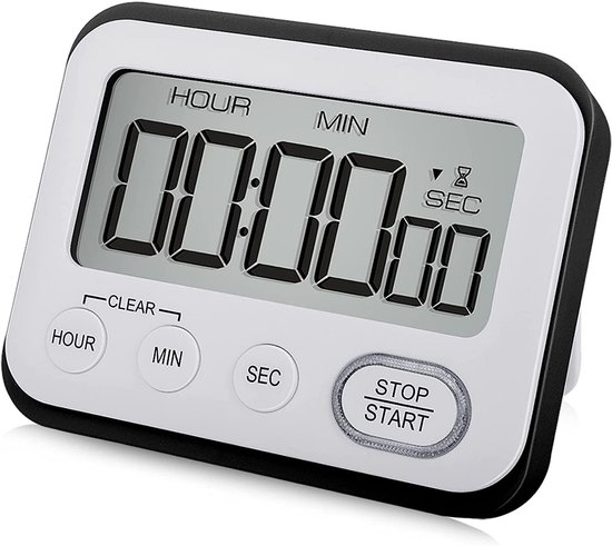 Multifunktionaler Digitaler Küchentimer Digitaler Küchentimer Magnetischer Küchentimer Großer Lcd-timer Mit Alarm Schwarz 9 7 2 2 3 Cm Abs 7,2 2,3 Cm