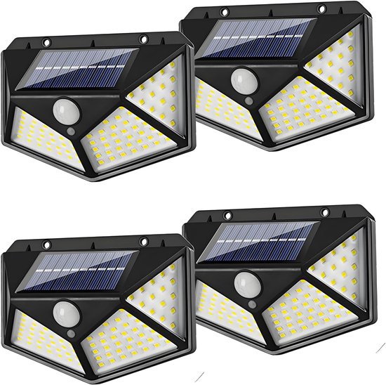 Solar-wandleuchte – Bewegungsmelder – Schwarz