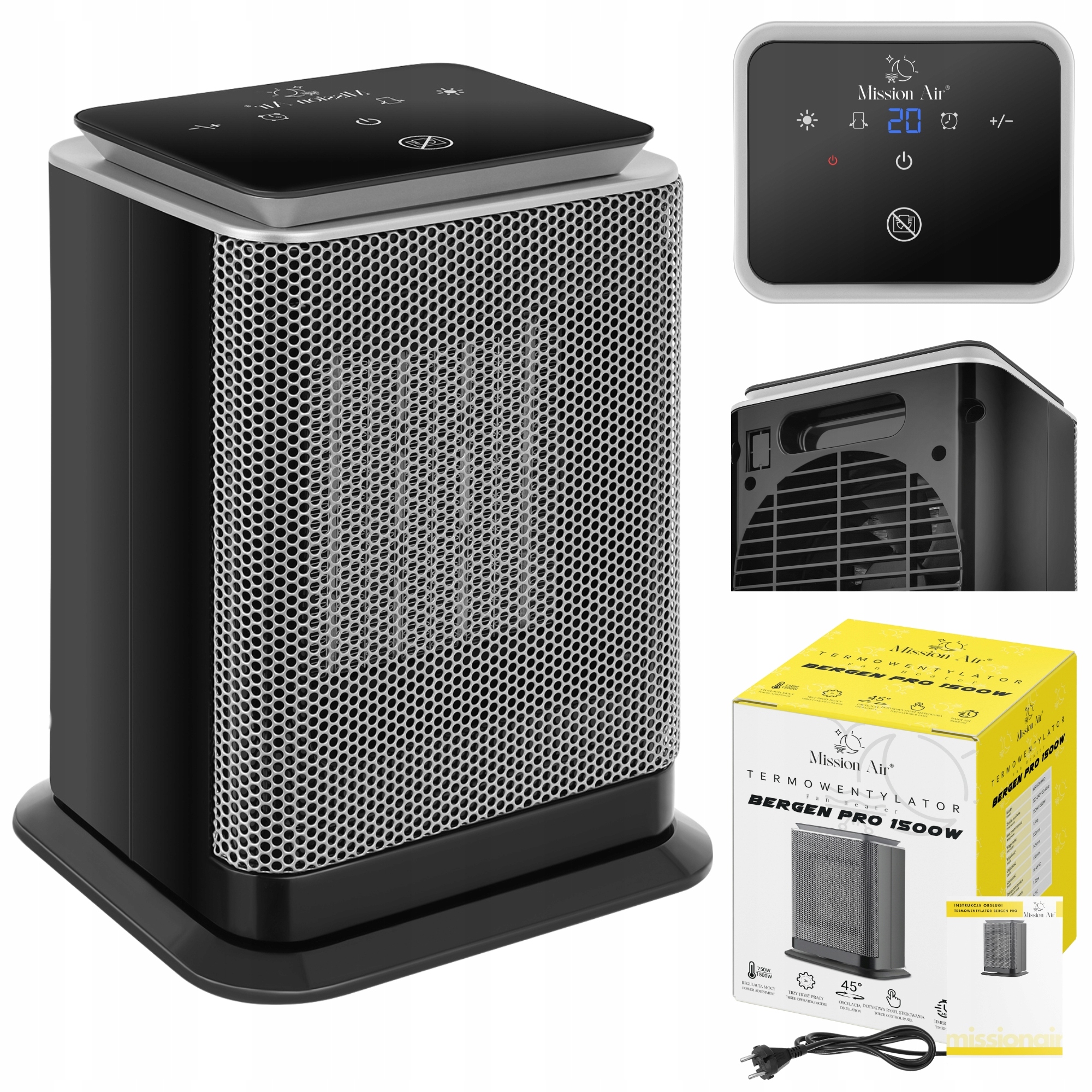 Bergen Pro Tischventilator-heizung