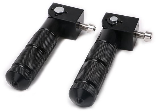 Fußrasten 1 Paar/2 Stück Fahrradfußrasten Universal 8 Mm 90° Klappbar Aluminium Hinterradfußrasten Fahrradzubehör Schwarz