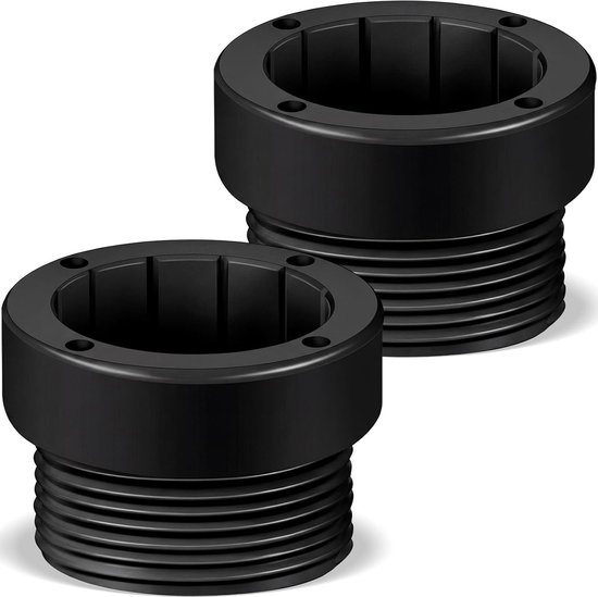 Set Mit 2 Adaptern Für Sonnenschirmstangen Inklusive Schraubgewinde Geeignet Für Sonnenschirmstangen Und Terrassen Mit Einem 4 5 Cm Einsatz 4,5 Cm