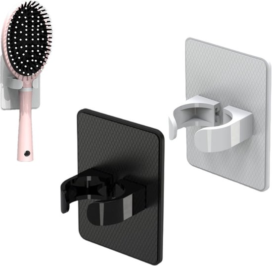Schwarze Aufbewahrungsständer Für Haarstylinggeräte – 26 × 16,5 × 10,5 Cm, Für Föhn, Lockenstab Und Zubehör, Inklusive Montagematerial