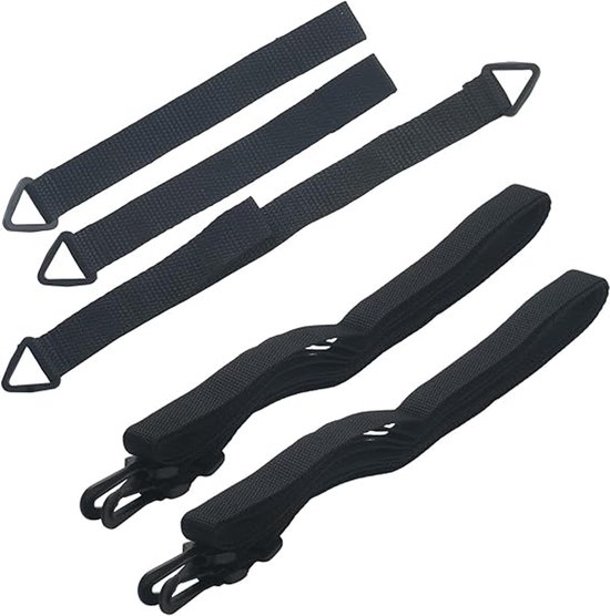 Befestigungsgurte, Geeignet Für Große Sonnenschirme, Winddicht Und Verstellbar, Schwarz.