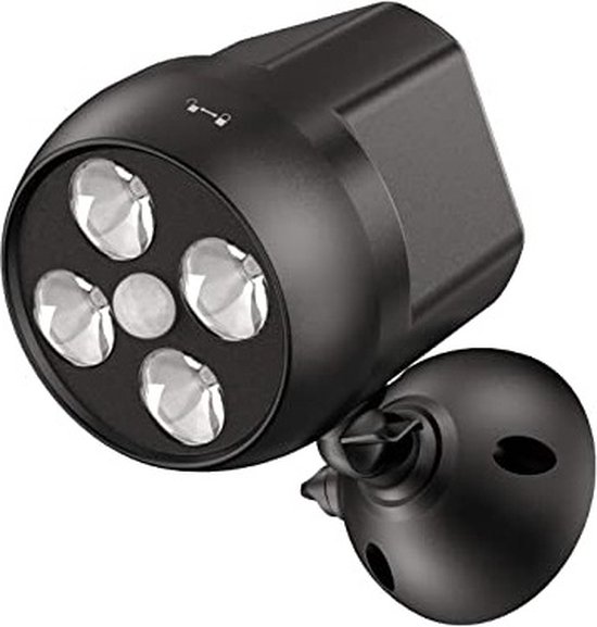Led Außenwandleuchte Nighthawk Mit Bewegungsmelder Automatisch Schwarz