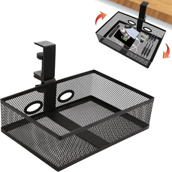 360 Drehbare Aufbewahrungsbox Für Unter Den Schreibtisch Mit Schubladen Und Tasche 360 Drehbarer Schreibtisch-organizer Geeignet Für Zuhause Büro