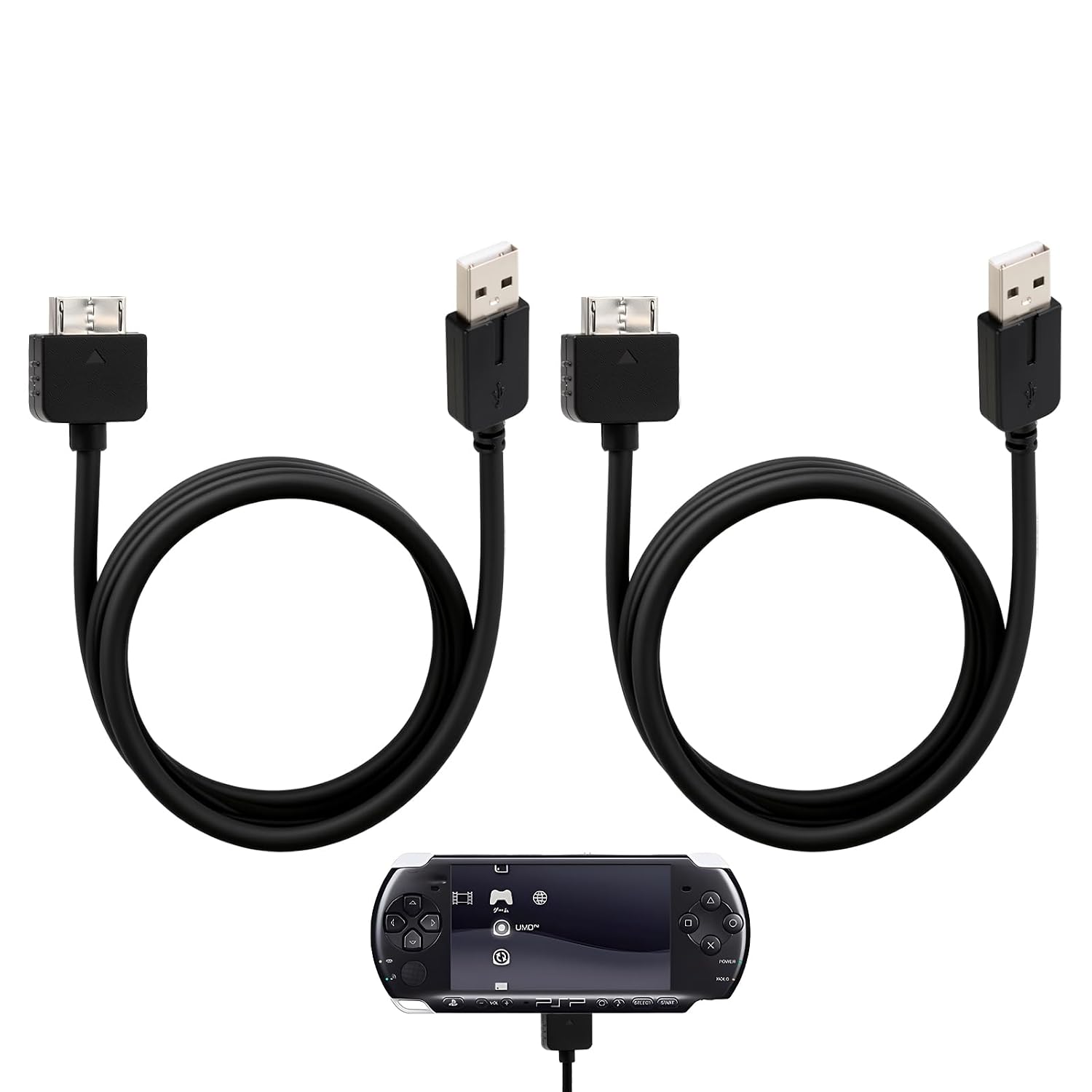 2er-pack 1,2 M Usb-kabel Für Ps Vita, Usb-lade- Und Datensynchronisationskabel, Kompatibel Mit Vita 1000, Zum Laden Und Zur Datenübertragung Für Ps Vita