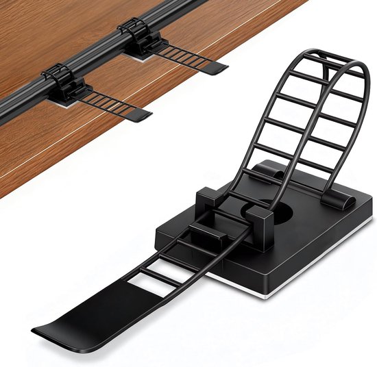 Set Mit 50 Selbstklebenden Kabelbindern Kabelclips Kabelmanagement-bindern Und Selbstklebenden Nylon-kabelbindern Ideal Zum Organisieren Von Für