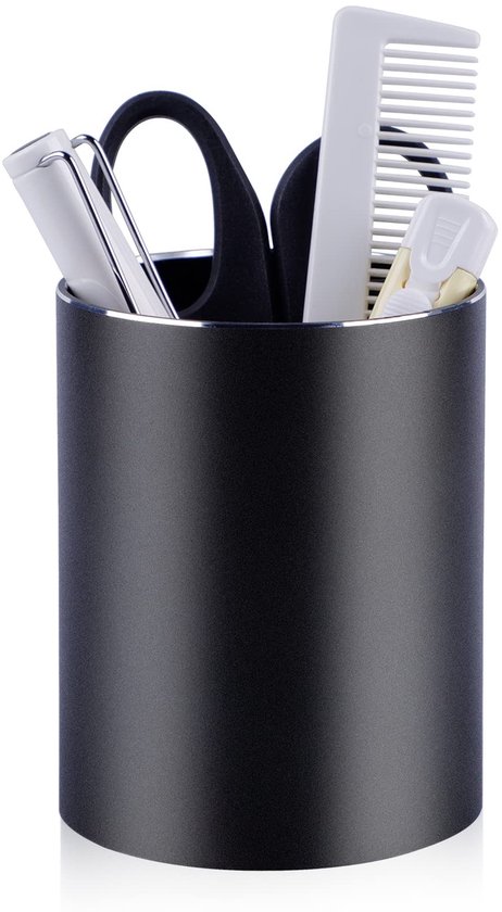 Dailygoody Stiftehalter Aus Metall Schreibtisch-organizer Langlebig Und Stilvoll Schwarz Für Büro Und Zuhause Geeignet Für Stifte Und