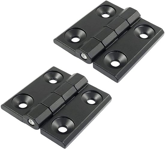 Solidchoice Dailygoody Türscharnier Aus Zinklegierung Scharniere Einfache Montage Schwarz Stabiles Scharnier Ideal Für Türen Und Fenster 60 X 60 60 Mm