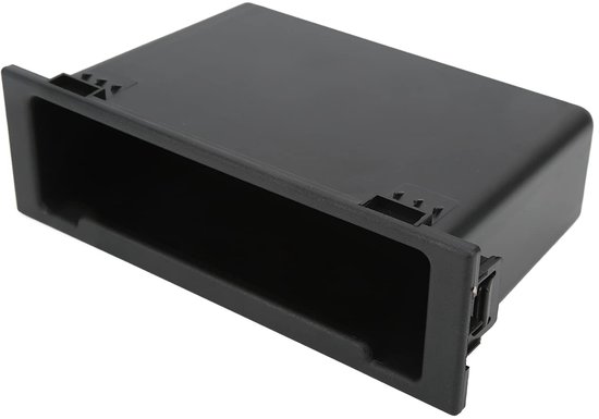 Allecto Aufbewahrungsbox Für Autoradios Armaturenbrett-organizer Schwarz Platzsparend Zur Aufbewahrung Von Gegenständen Geeignet Für 1-din-radios