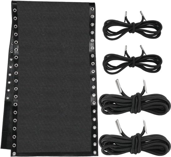 Ersatzbezug Für Zero-gravity-klappstuhl – Anti-schwerkraft-stoff In Schwarz – Stuhlreparatur Mit Seil – Campingstuhl – Elastischer Stuhl