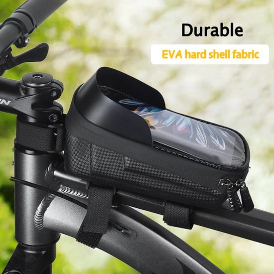 Wasserdichte Fahrrad-handyhalterung – Lenkertasche – Schwarz – 1,5 Liter