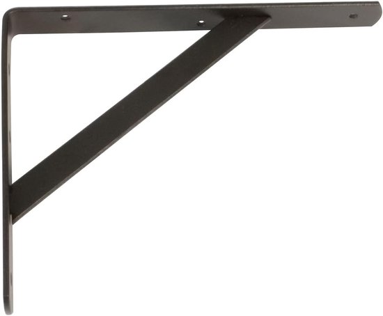 Wandregalhalterung Regalhalterung Stahlregalhalterung Farbe: Schwarz Abmessungen: 250 X 160 Mm Maximale Traglast: 330 Kg