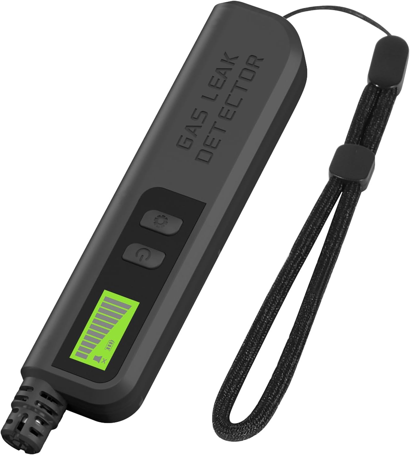 Gasdetektor Für Haus Und Wohnmobil, Erdgasdetektor Zur Ortung Von Lecks Brennbarer Gase Wie Methan (batterien Müssen Separat Erworben Werden) (schwarz)