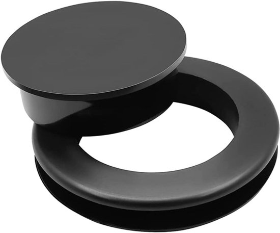 Schirmhalterungs-set – Sonnenschirmhalter – Terrassenstabilisator – Verhindert Schwanken – 61 Cm Außendurchmesser – Schwarz