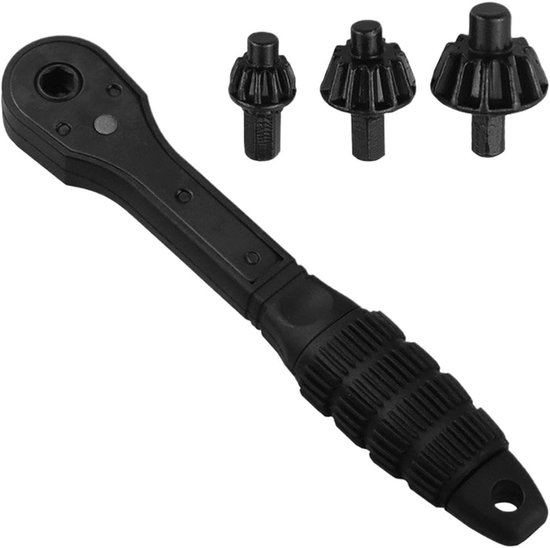 Ratschen-bohrfutterschlüssel – Universalschlüssel – Bohrfutter Austauschbar – 3-in-1-kompatibilität – 1,5–16 Mm – Schwarz