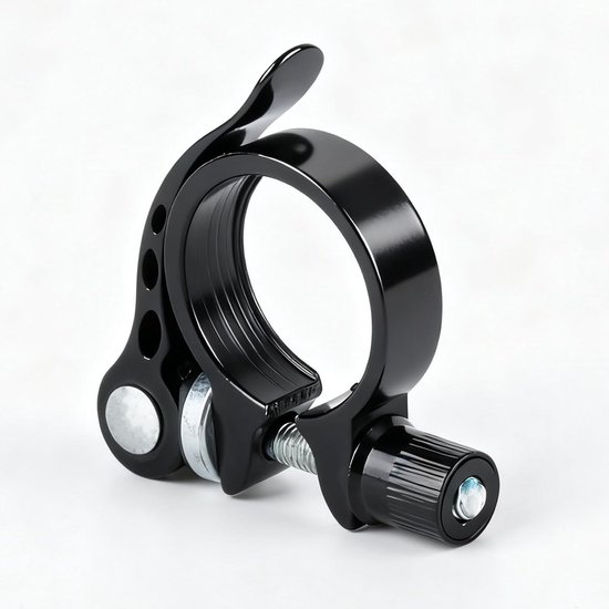 Fahrrad-sattelstützenklemme 31,8 Mm, Schnellspanner Für Fahrrad-sattelstützen, Sattelrohrklemme Für Rennräder Und Mountainbikes (schwarz)