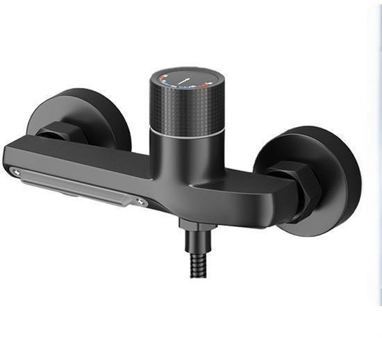 Duschthermostat – Wasserfall – Schwarz