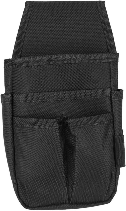 Professionelle Werkzeugtasche – Elektriker – Multifunktional – Schwarz – Werkzeugtasche – Organizer – Halterungen – Schwarzes Modell
