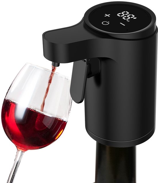 Digitaler Alkoholspender – Einstellbare Dosierung – Usb-anschluss – Led-touchscreen – Schwarz