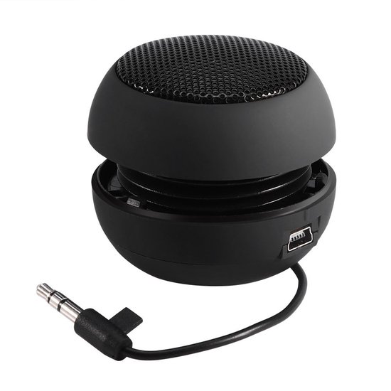 Tragbarer Mini-lautsprecher – Schwarz – Ohne Bluetooth