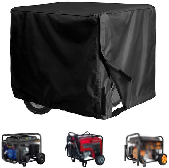 Universelle Generatorabdeckung Aus 420d-gewebe Wasserdicht Sonnenbeständig Und Staubdicht 81 X 61 X 61 Cm Passend Für Die Meisten Generatoren Schwarz