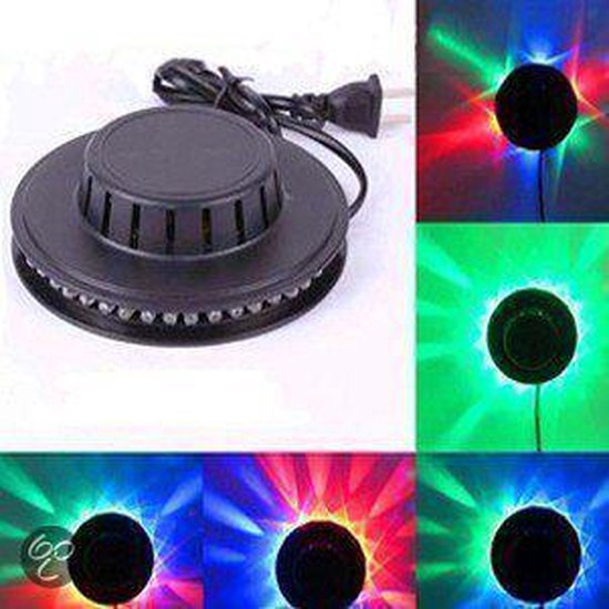 Led-wandfluterlampe, Schwarz, Rgb, Disco-tornado-ufo-stil