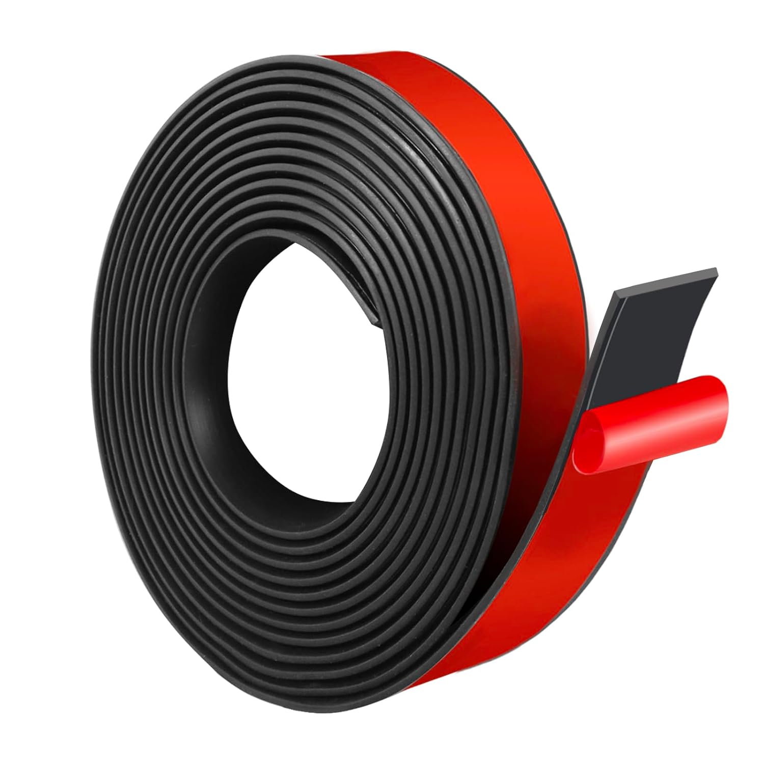 Bandes De Caoutchouc Auto-adhésives (20 Mm (l) X 2 Mm (p) X 3 M (l)), Tapis En Caoutchouc Néoprène, Feuille De Caoutchouc, Profil En Caoutchouc Solide Pour Joints, Projets De Bricolage, Protection Des
